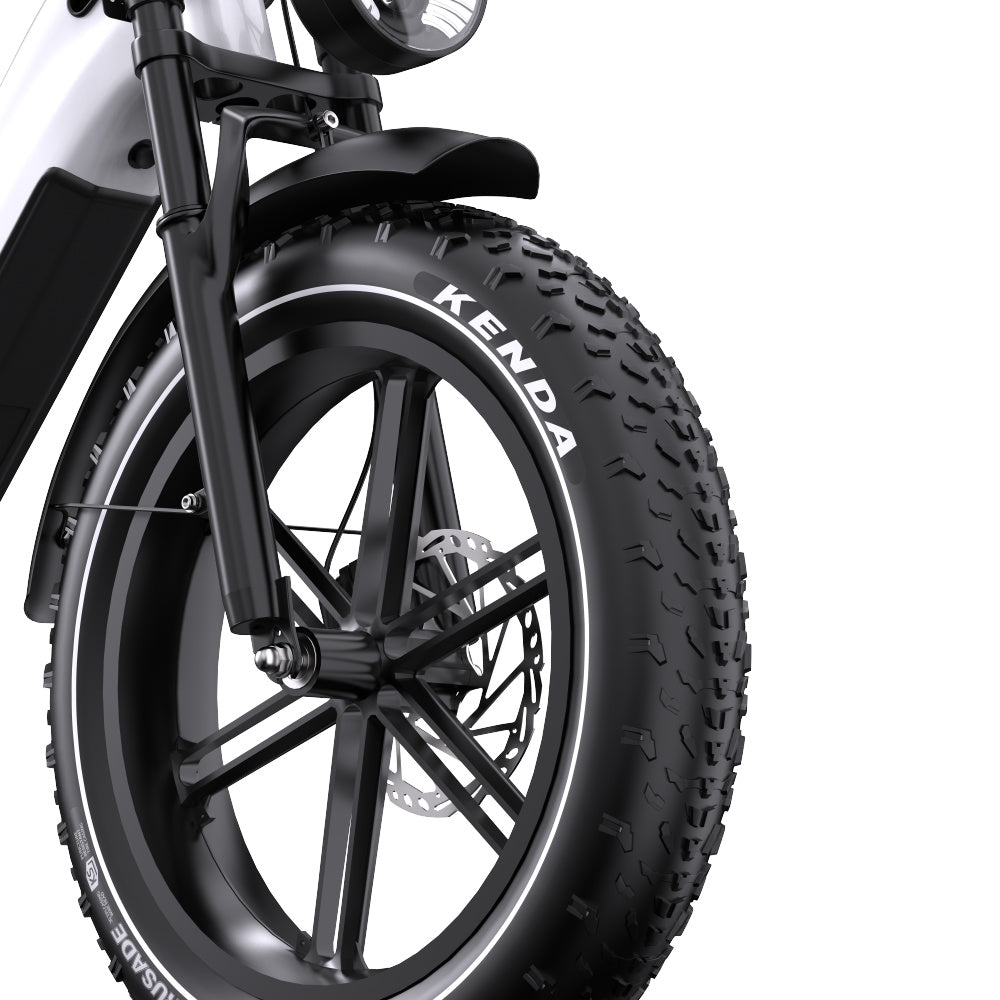 ONESPORT OT08 PRO 20" Fat Tire vélo électrique à suspension intégrale Moteur 500W 48V 18Ah*2 Batterie double