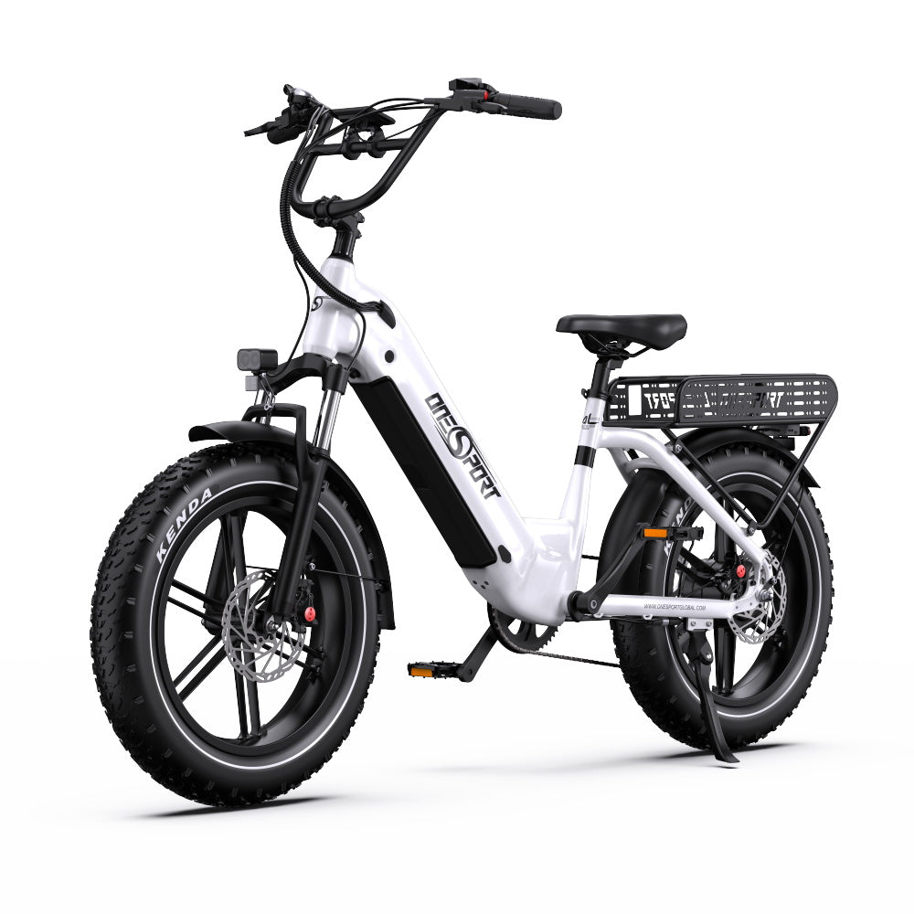 ONESPORT OT08 Vélo Électrique Tout-Terrain 20" Pneus Surdimensionnés Moteur 500W 48V 18Ah Batterie