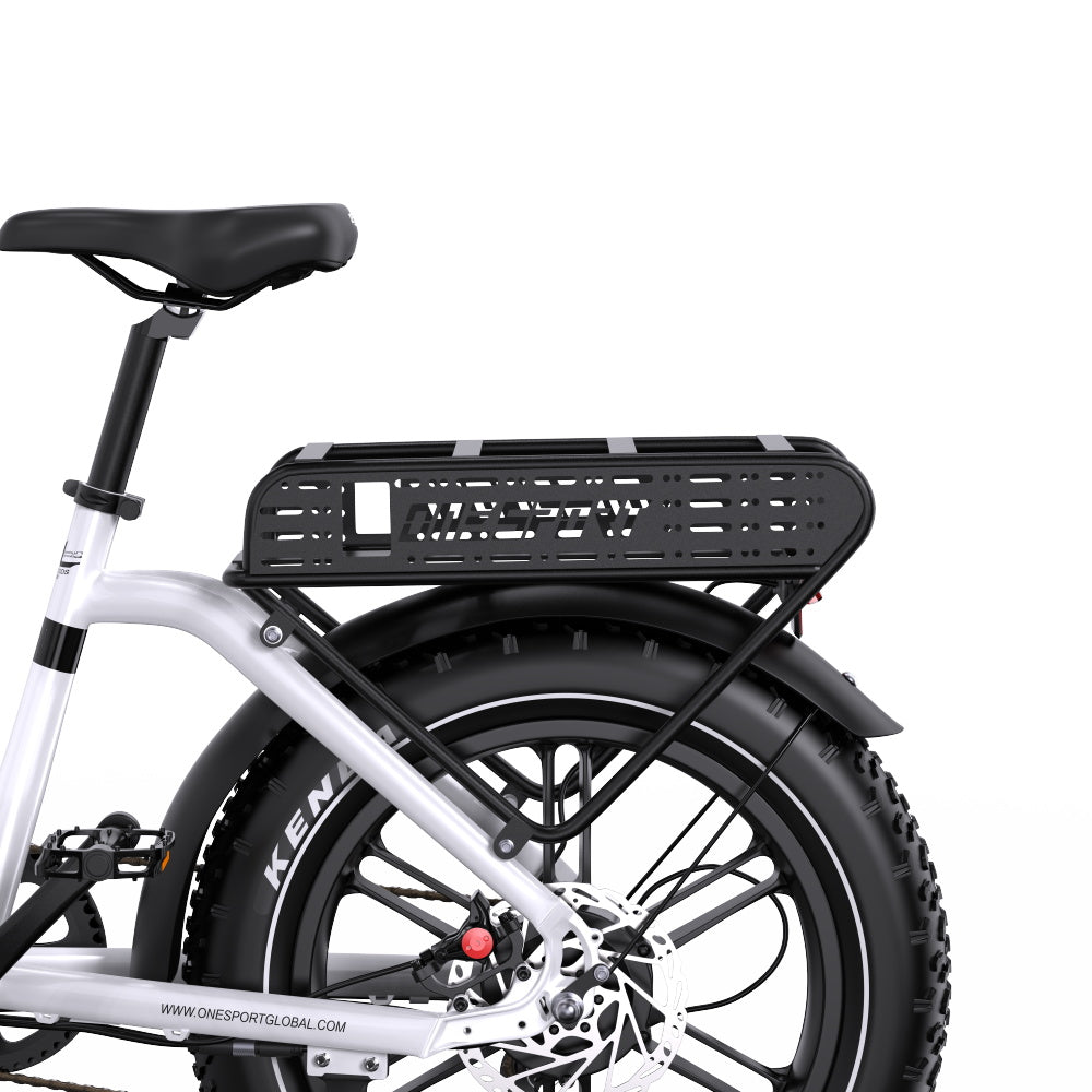 ONESPORT OT08 Vélo Électrique Tout-Terrain 20" Pneus Surdimensionnés Moteur 500W 48V 18Ah Batterie