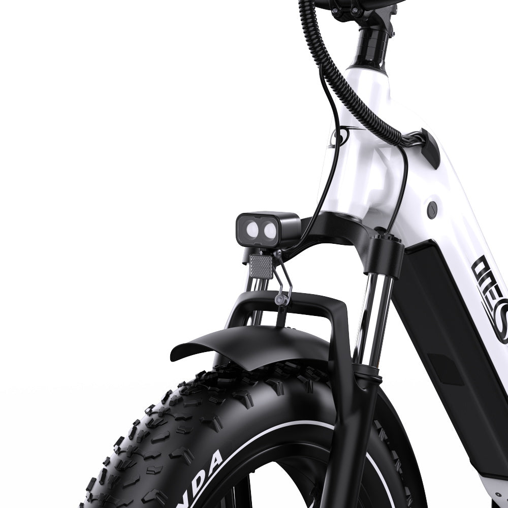 ONESPORT OT08 Vélo Électrique Tout-Terrain 20" Pneus Surdimensionnés Moteur 500W 48V 18Ah Batterie