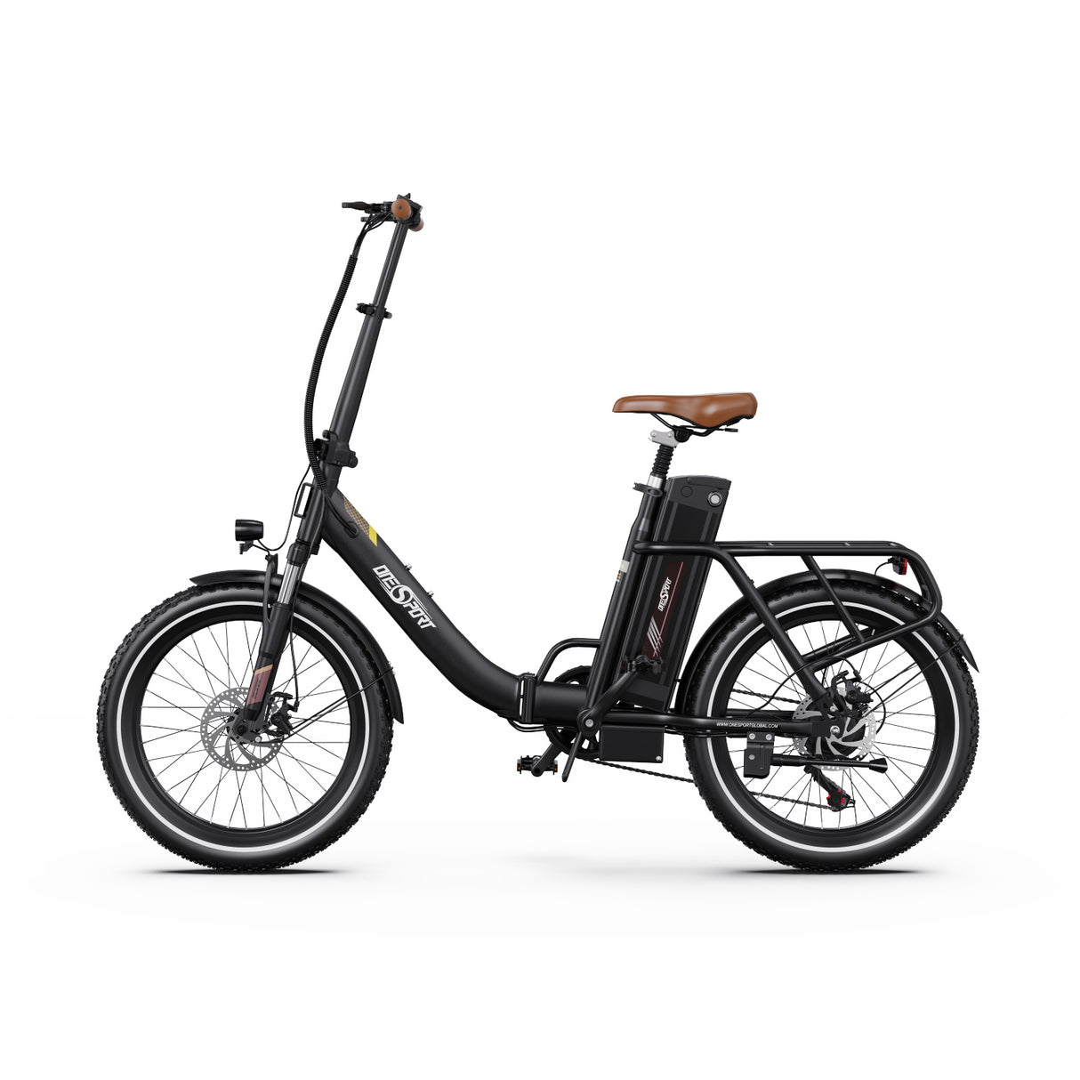 ONESPORT OT16-2 20" Vélo électrique Pliant 250W Moteur 48V 17Ah Batterie Application de soutien