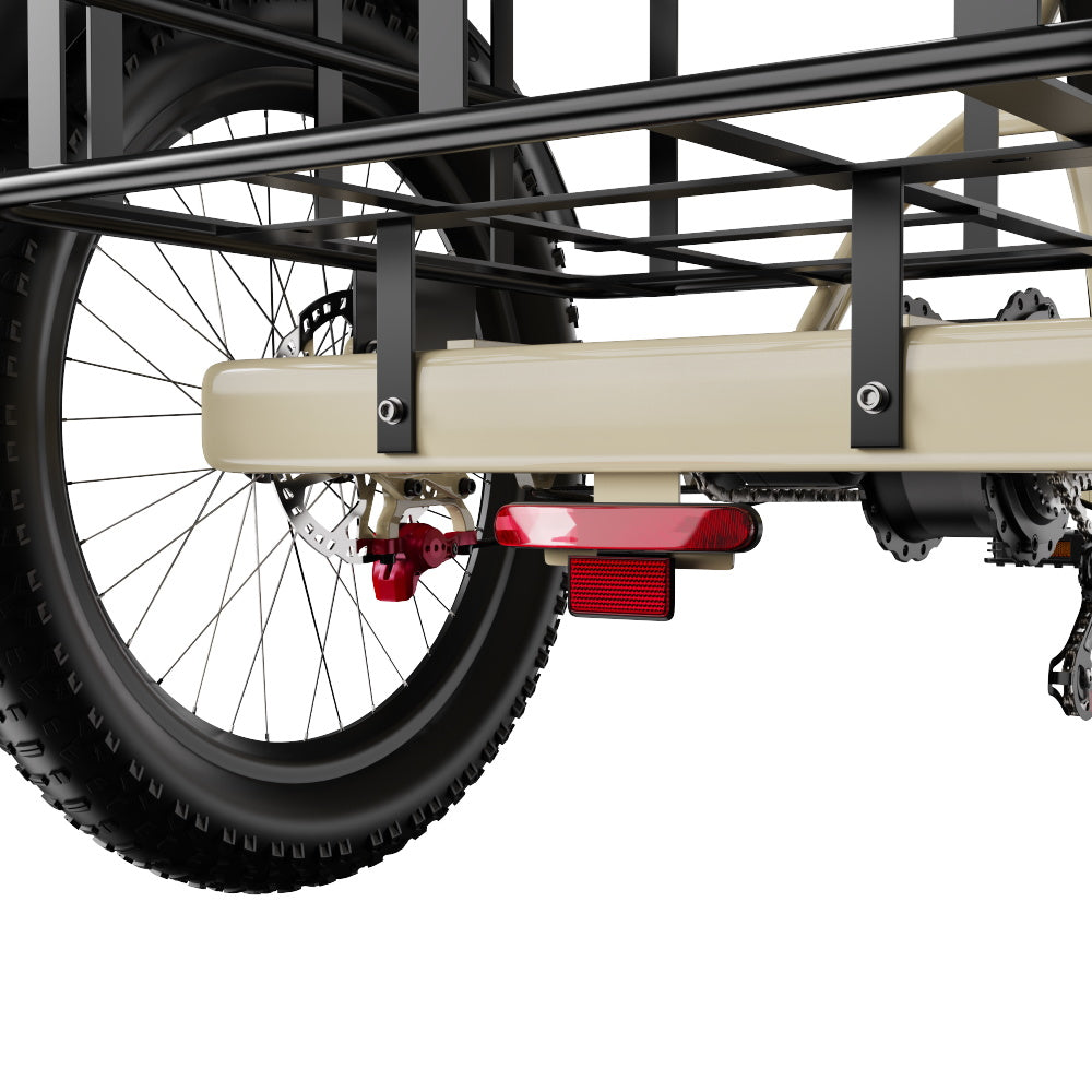 ONESPORT OT30 PRO 20" Tricycle Électrique Pliable 3 Roues Moteur 500W 48V 18Ah Batterie