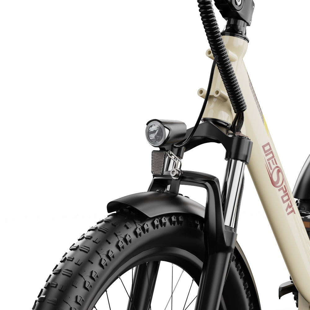 ONESPORT OT30 PRO 20" Tricycle Électrique Pliable 3 Roues Moteur 500W 48V 18Ah Batterie