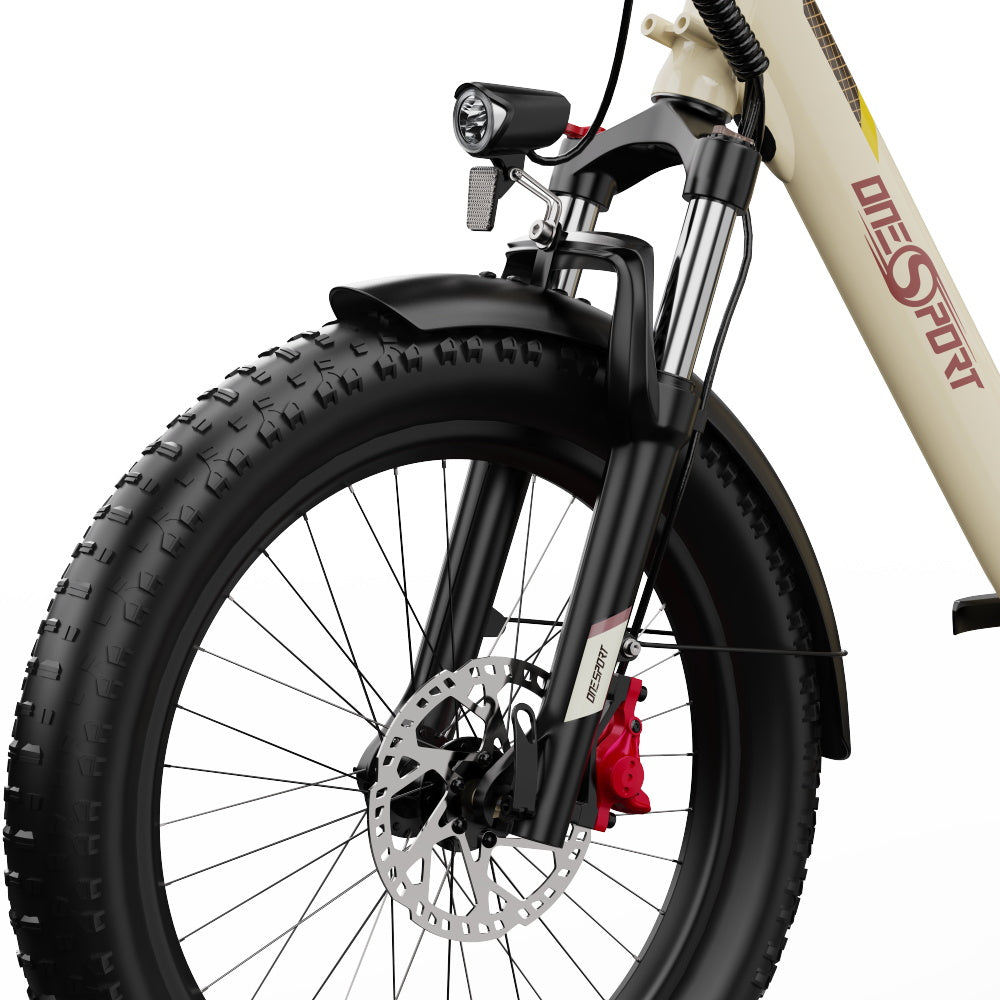 ONESPORT OT30 PRO 20" Tricycle Électrique Pliable 3 Roues Moteur 500W 48V 18Ah Batterie