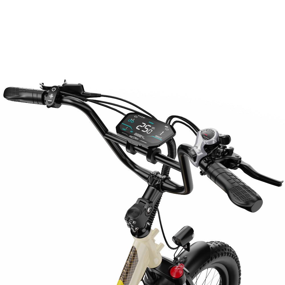 ONESPORT OT30 PRO 20" Tricycle Électrique Pliable 3 Roues Moteur 500W 48V 18Ah Batterie