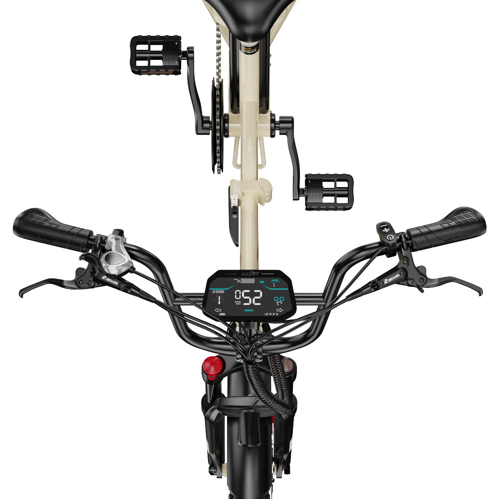 ONESPORT OT30 PRO 20" Tricycle Électrique Pliable 3 Roues Moteur 500W 48V 18Ah Batterie