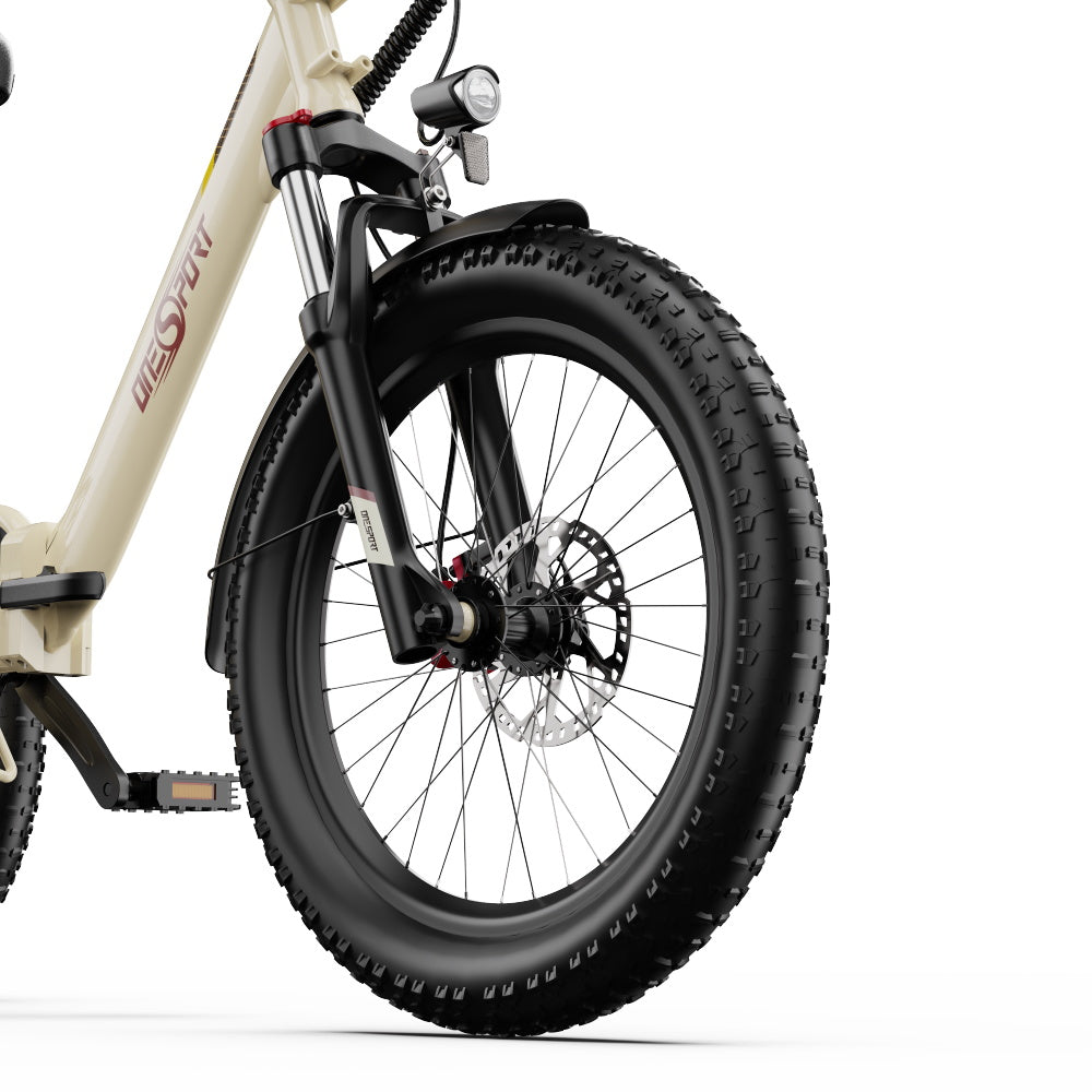 ONESPORT OT30 PRO 20" Tricycle Électrique Pliable 3 Roues Moteur 500W 48V 18Ah Batterie