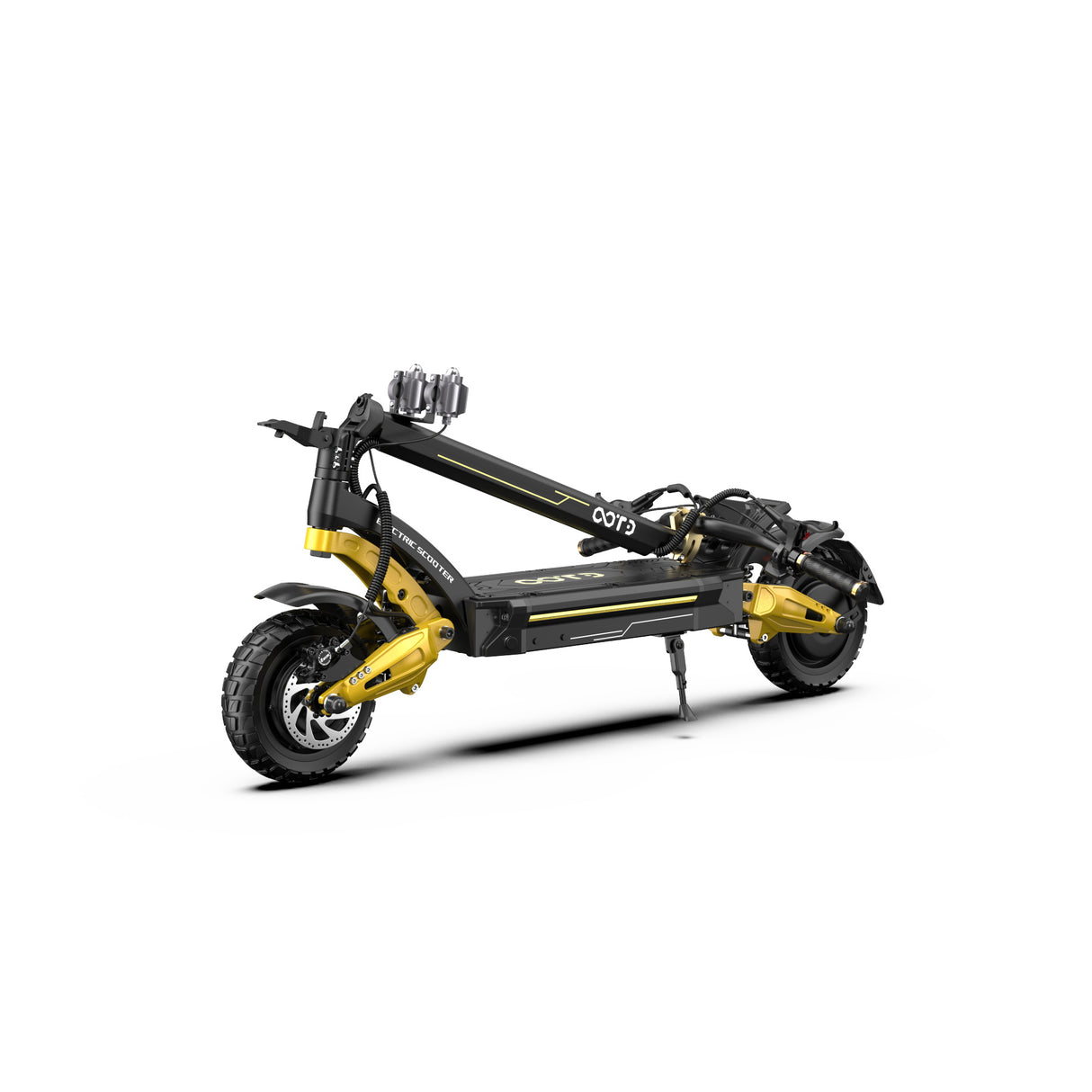 OOTD S30 Trottinette Electrique Tout Terrain 10 Pouces 1200W*2 Double Moteur 52V 23.4Ah Batterie