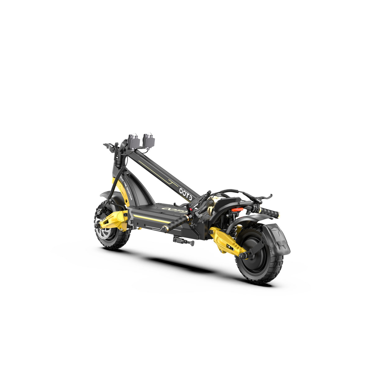 OOTD S30 Trottinette Electrique Tout Terrain 10 Pouces 1200W*2 Double Moteur 52V 23.4Ah Batterie
