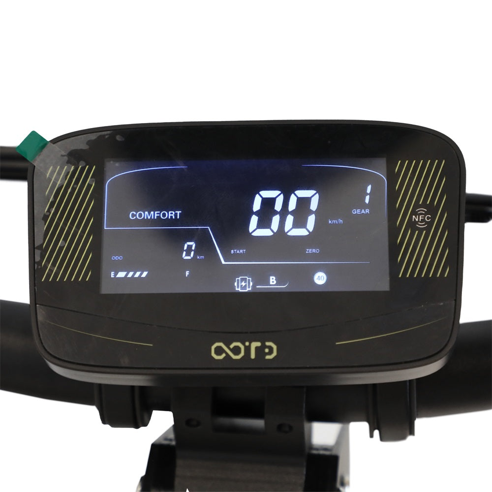 OOTD T30 13" Scooter 3 roues tout-terrain 1600W*2 Moteur double 60V 31.2Ah Batterie