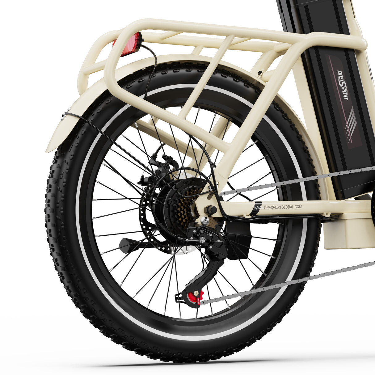ONESPORT OT16-2 20" Vélo électrique Pliant 250W Moteur 48V 17Ah Batterie Application de soutien