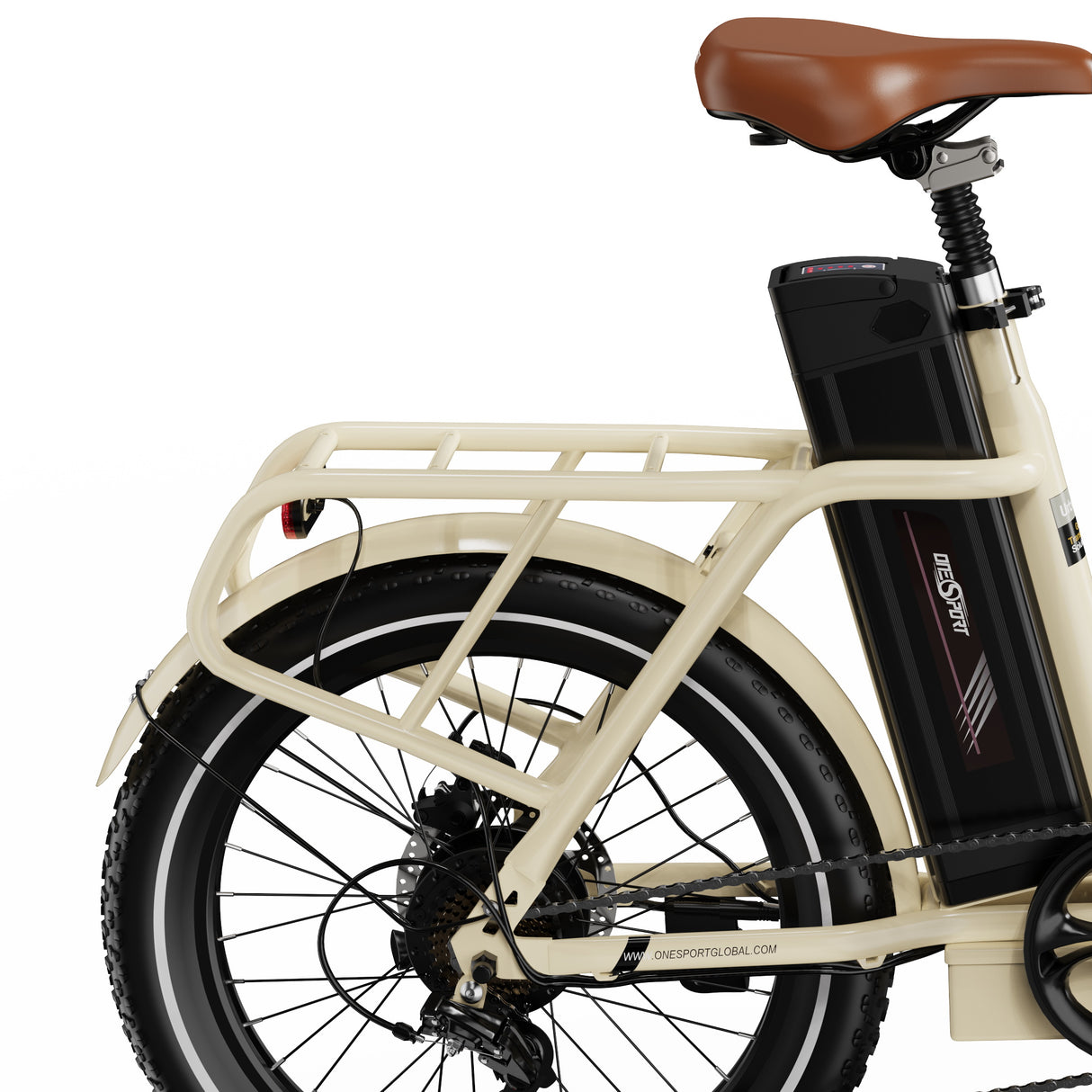 ONESPORT OT16-2 20" Vélo électrique Pliant 250W Moteur 48V 17Ah Batterie Application de soutien