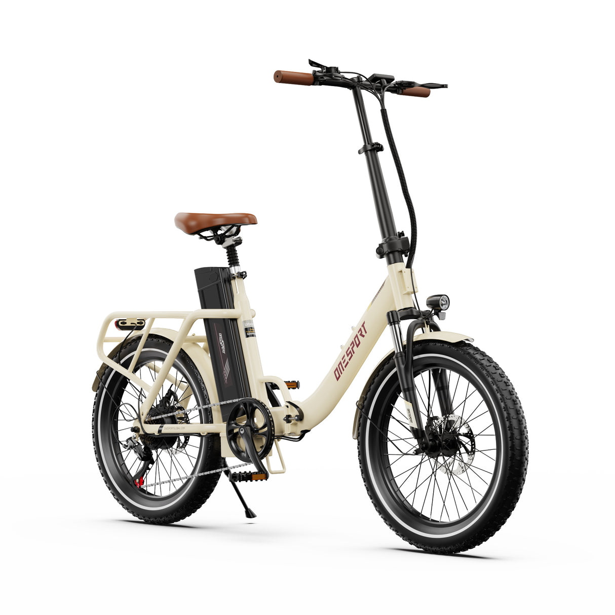 ONESPORT OT16-2 20" Vélo électrique Pliant 250W Moteur 48V 17Ah Batterie Application de soutien