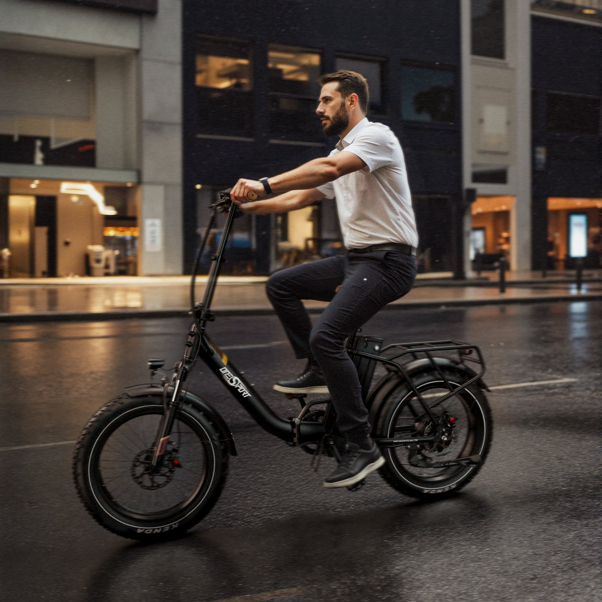 ONESPORT OT16 Max 20" Pouces Vélo Électrique Pliant De Ville Moteur 500W 48V 18Ah Batterie Compatible Avec L'application