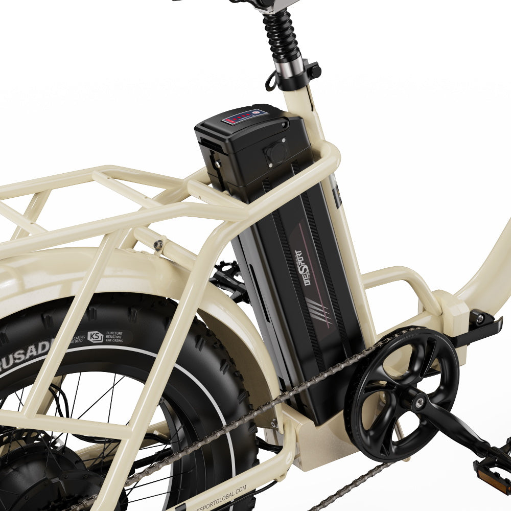 ONESPORT OT16 Max 20" Pouces Vélo Électrique Pliant De Ville Moteur 500W 48V 18Ah Batterie Compatible Avec L'application