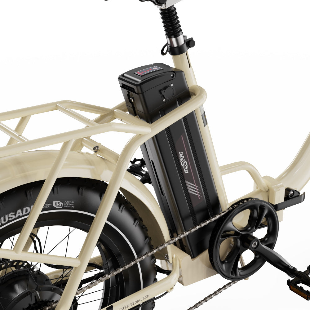 ONESPORT OT16 Max 20" Pouces Vélo Électrique Pliant De Ville Moteur 500W 48V 18Ah Batterie Compatible Avec L'application