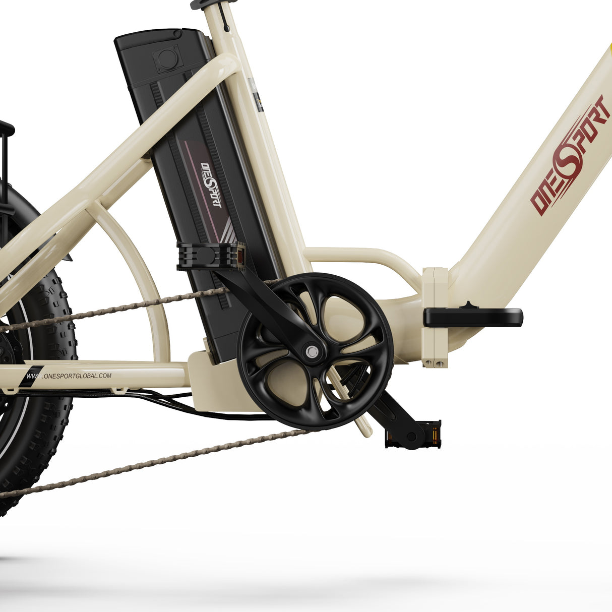 ONESPORT OT30 PRO 20" Tricycle Électrique Pliable 3 Roues Moteur 500W 48V 18Ah Batterie