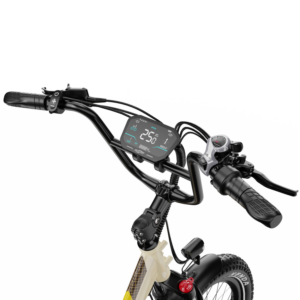 ONESPORT OT30 PRO 20" Tricycle Électrique Pliable 3 Roues Moteur 500W 48V 18Ah Batterie