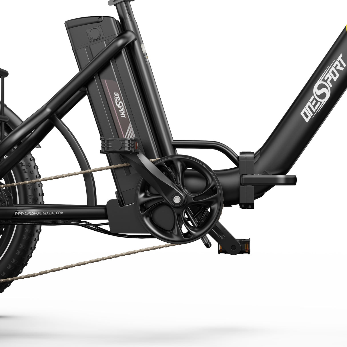 ONESPORT OT30 PRO 20" Tricycle Électrique Pliable 3 Roues Moteur 500W 48V 18Ah Batterie