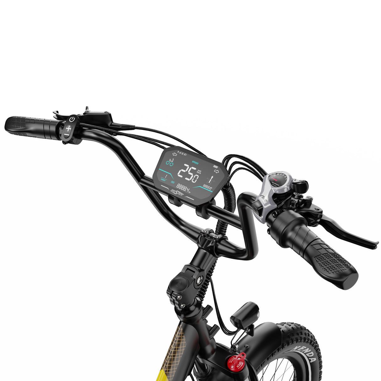 ONESPORT OT30 PRO 20" Tricycle Électrique Pliable 3 Roues Moteur 500W 48V 18Ah Batterie