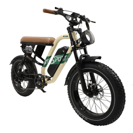 ONESPORT W66 20" Vélo rétro électrique 500W Moteur 48V 13,5Ah Batterie