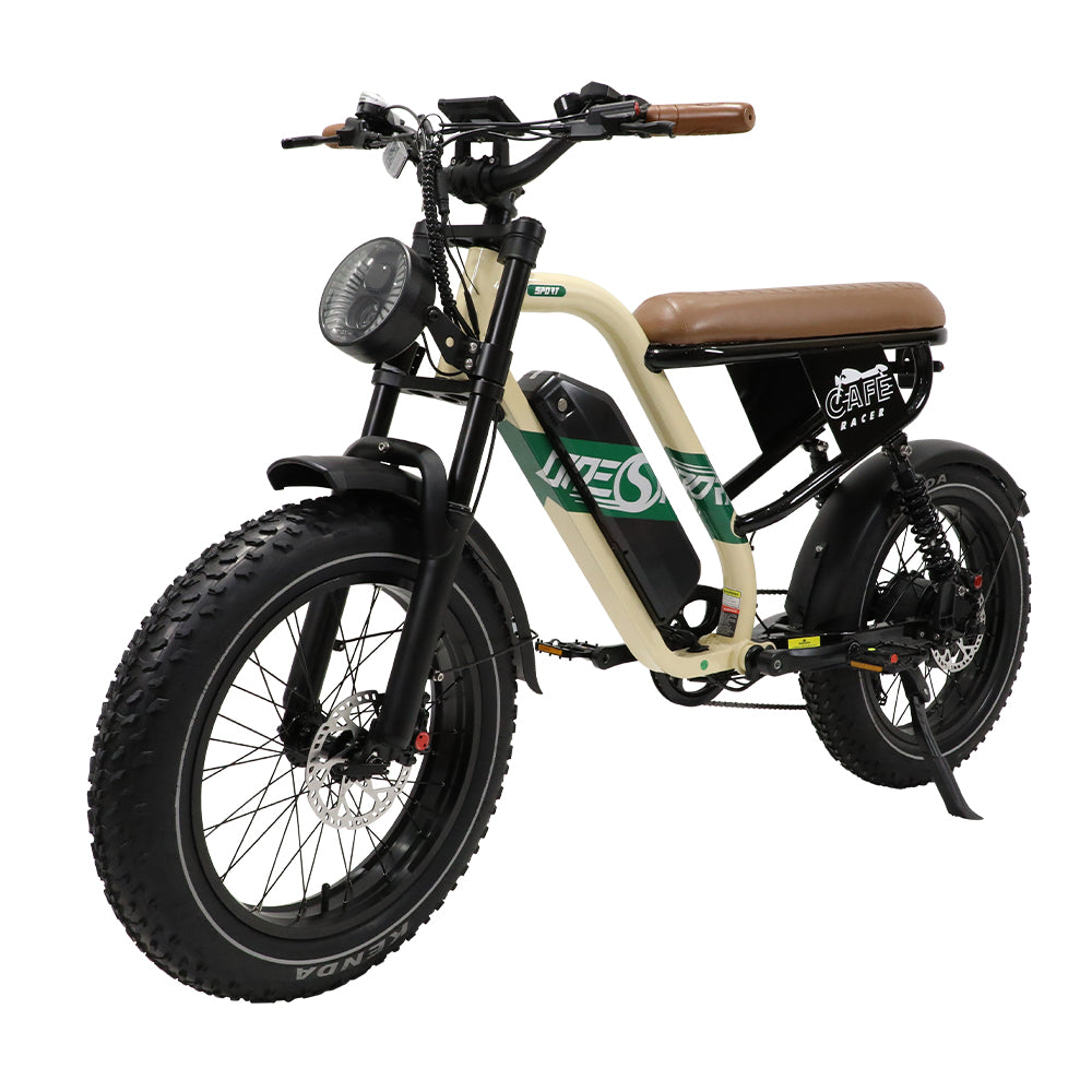 ONESPORT W66 20" Vélo rétro électrique 500W Moteur 48V 13,5Ah Batterie