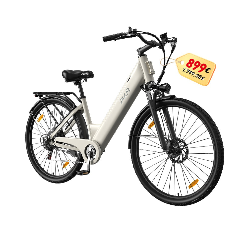 PIXAR C1 28" Vélo électrique Fat Tire 250W Moteur 36V 13Ah Batterie