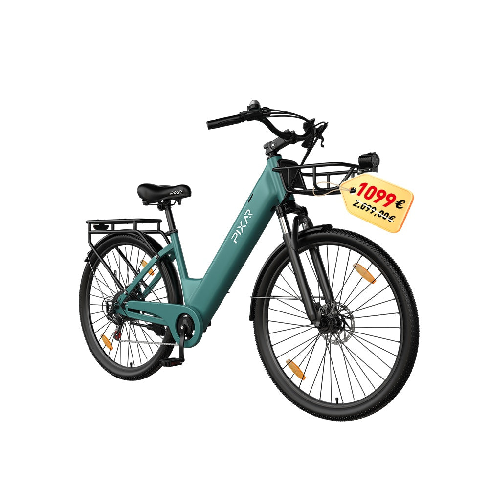PIXAR C1 PRO 28" Vélo électrique Fat Tire 250W Moteur 36V 13Ah Batterie
