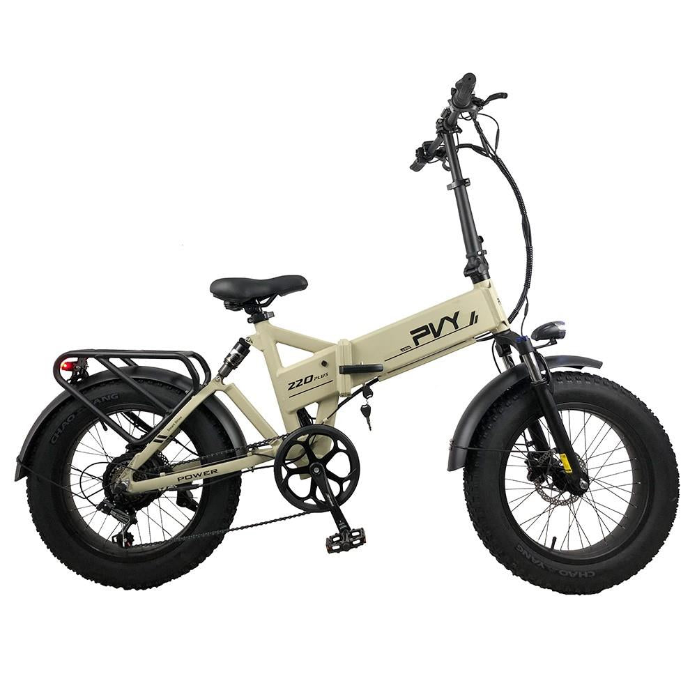 PVY Z20 Plus 20" Fat Tire Vélo électrique pliant 1000W Moteur 48V 16.5Ah Batterie