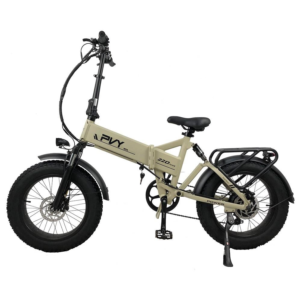 PVY Z20 Plus 20" Fat Tire Vélo électrique pliant 1000W Moteur 48V 16.5Ah Batterie