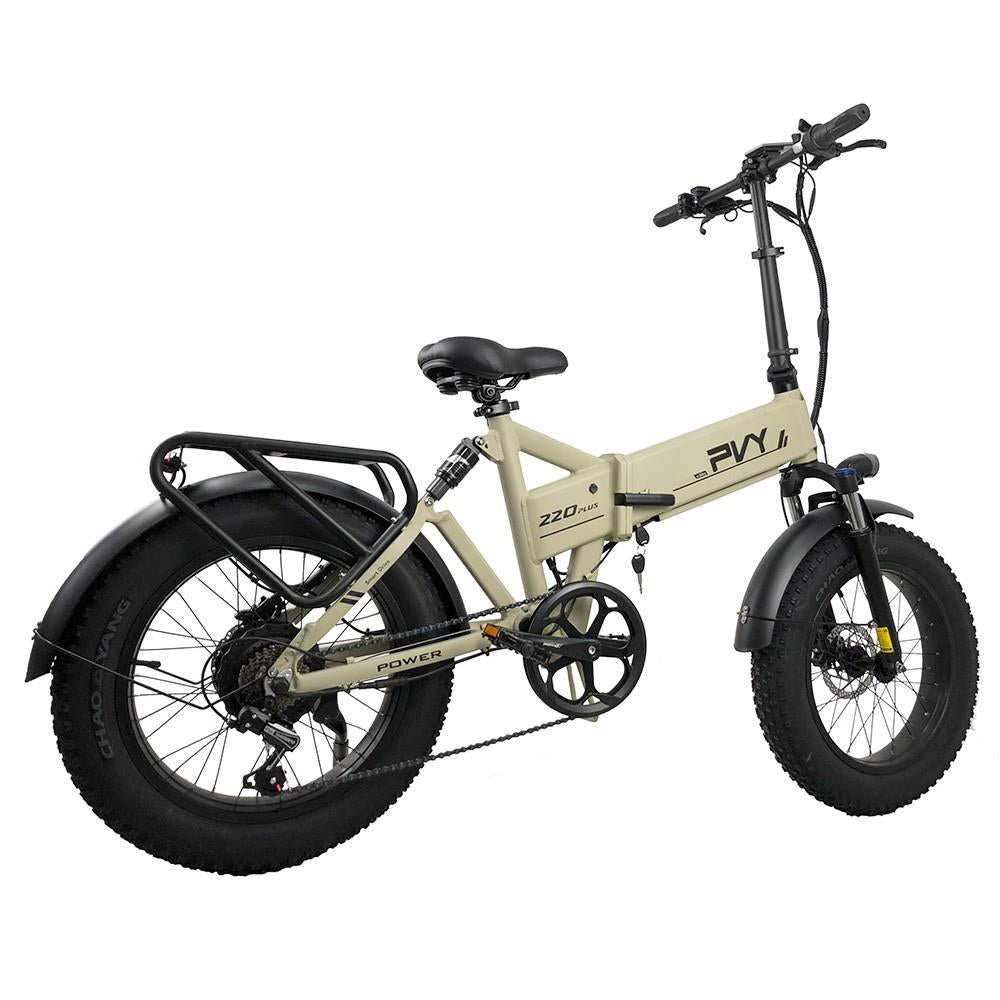 PVY Z20 Plus 20" Fat Tire Vélo électrique pliant 1000W Moteur 48V 16.5Ah Batterie