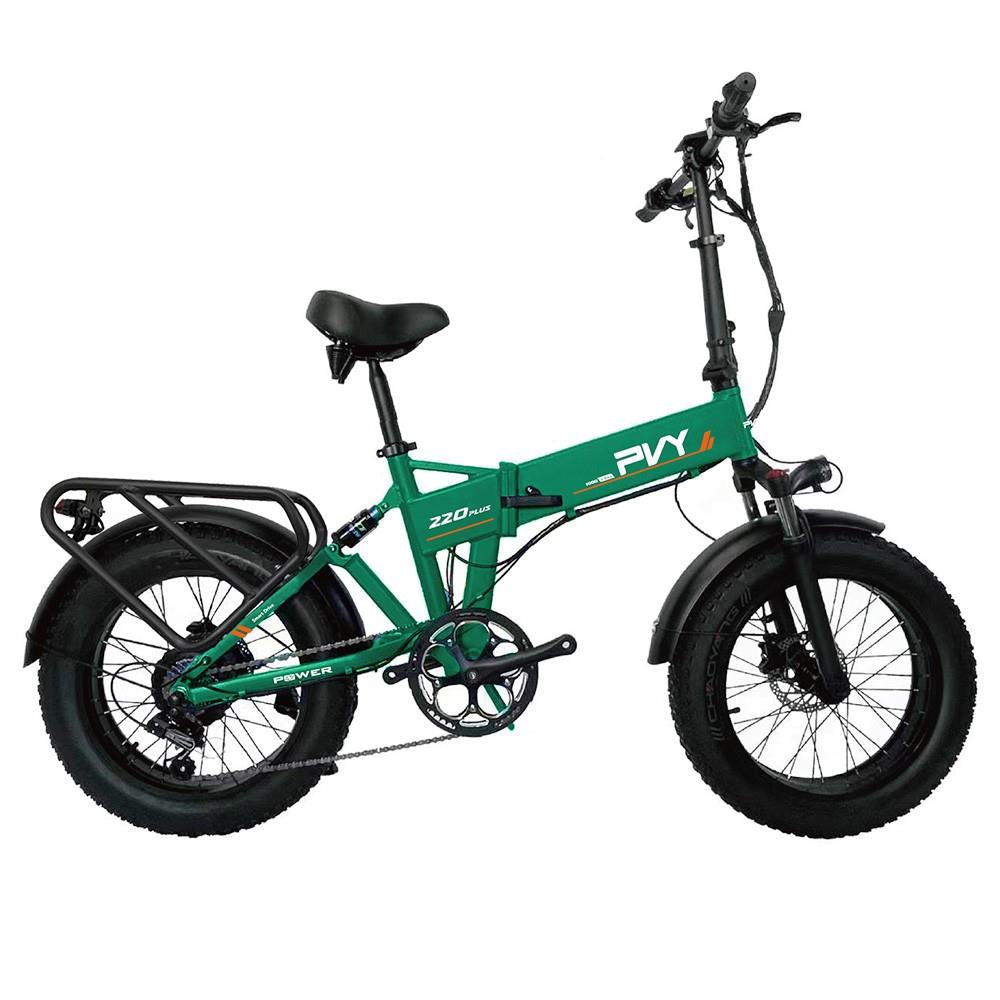 PVY Z20 Plus 20" Fat Tire Vélo électrique pliant 1000W Moteur 48V 16.5Ah Batterie