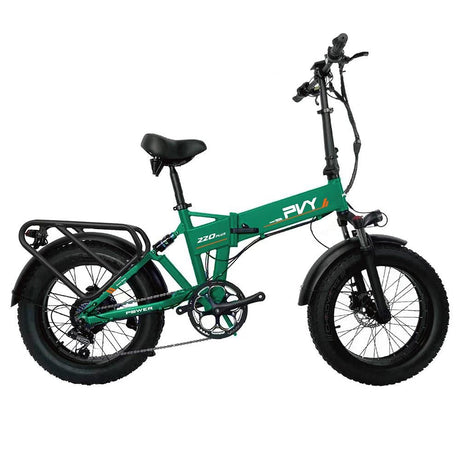 PVY Z20 Plus 20" Fat Tire Vélo électrique pliant 1000W Moteur 48V 16.5Ah Batterie