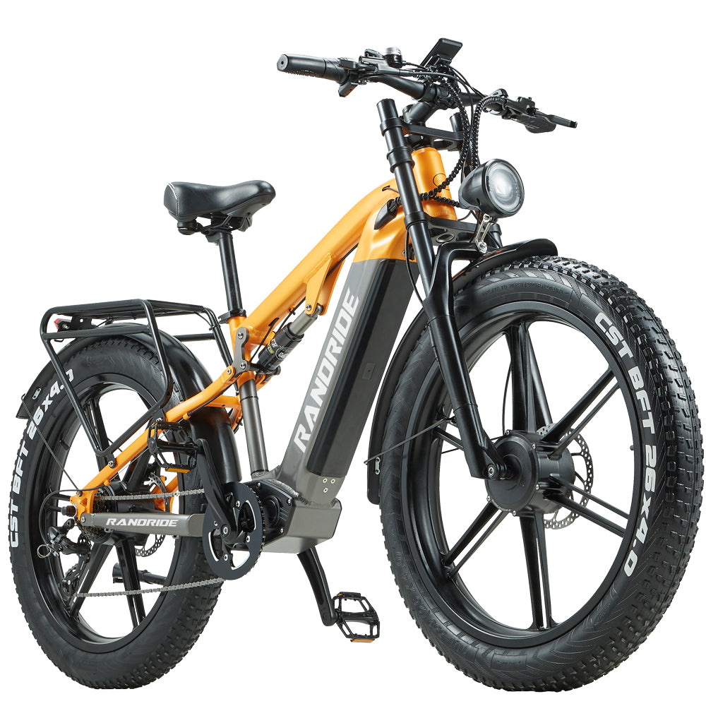 RANDRIDE YX80M-2 Vélo électrique de montagne 26" 1000W*2 Dual Motors 48V 20Ah Batterie
