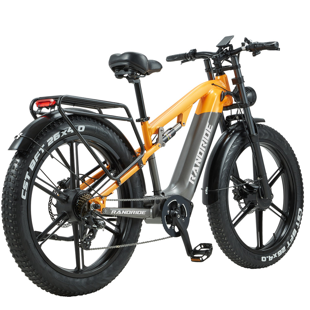 RANDRIDE YX80M-2 Vélo électrique de montagne 26" 1000W*2 Dual Motors 48V 20Ah Batterie