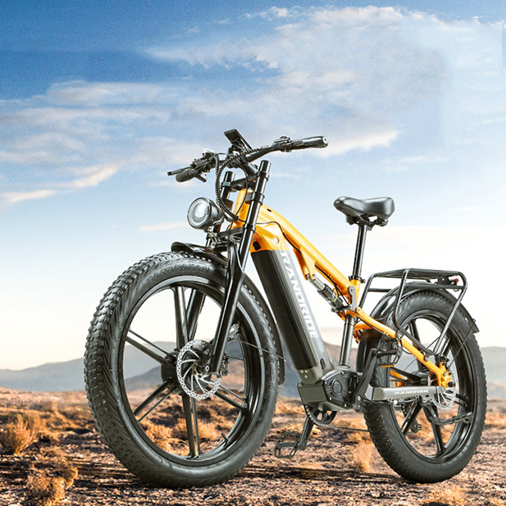 RANDRIDE YX80M-2 Vélo électrique de montagne 26" 1000W*2 Dual Motors 48V 20Ah Batterie