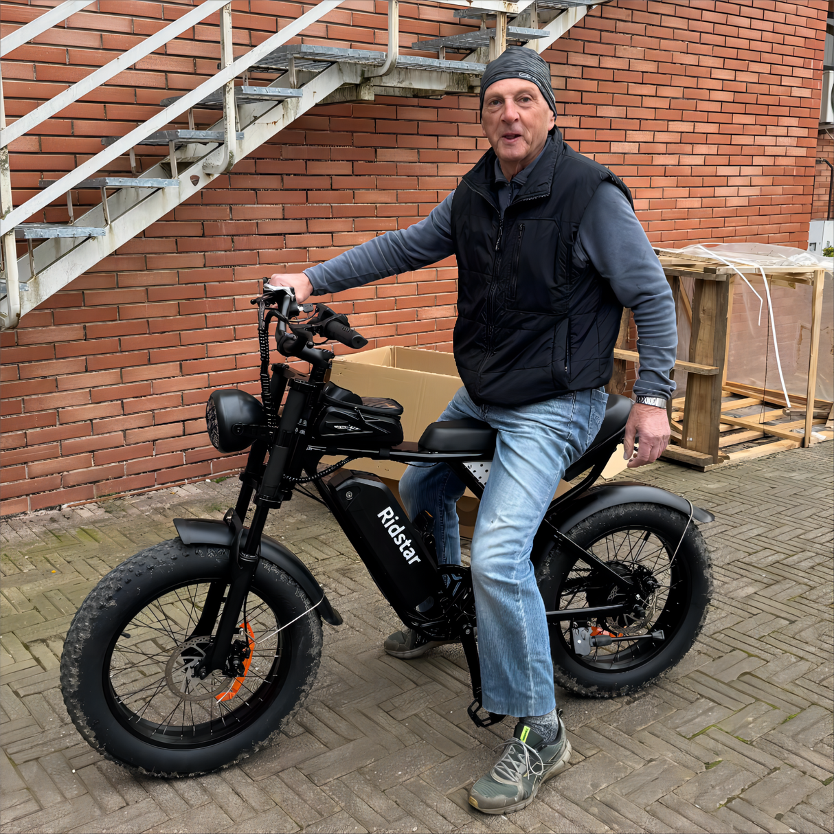 YVY Q20 Lite 20" Fat Tires Vélo électrique 1000W Moteur 48V 15Ah Batterie