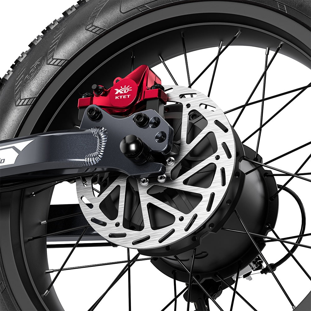 SHENGMILO S900 Vélo électrique tout-terrain 20" avec moteur 1500W 60V 30Ah batterie