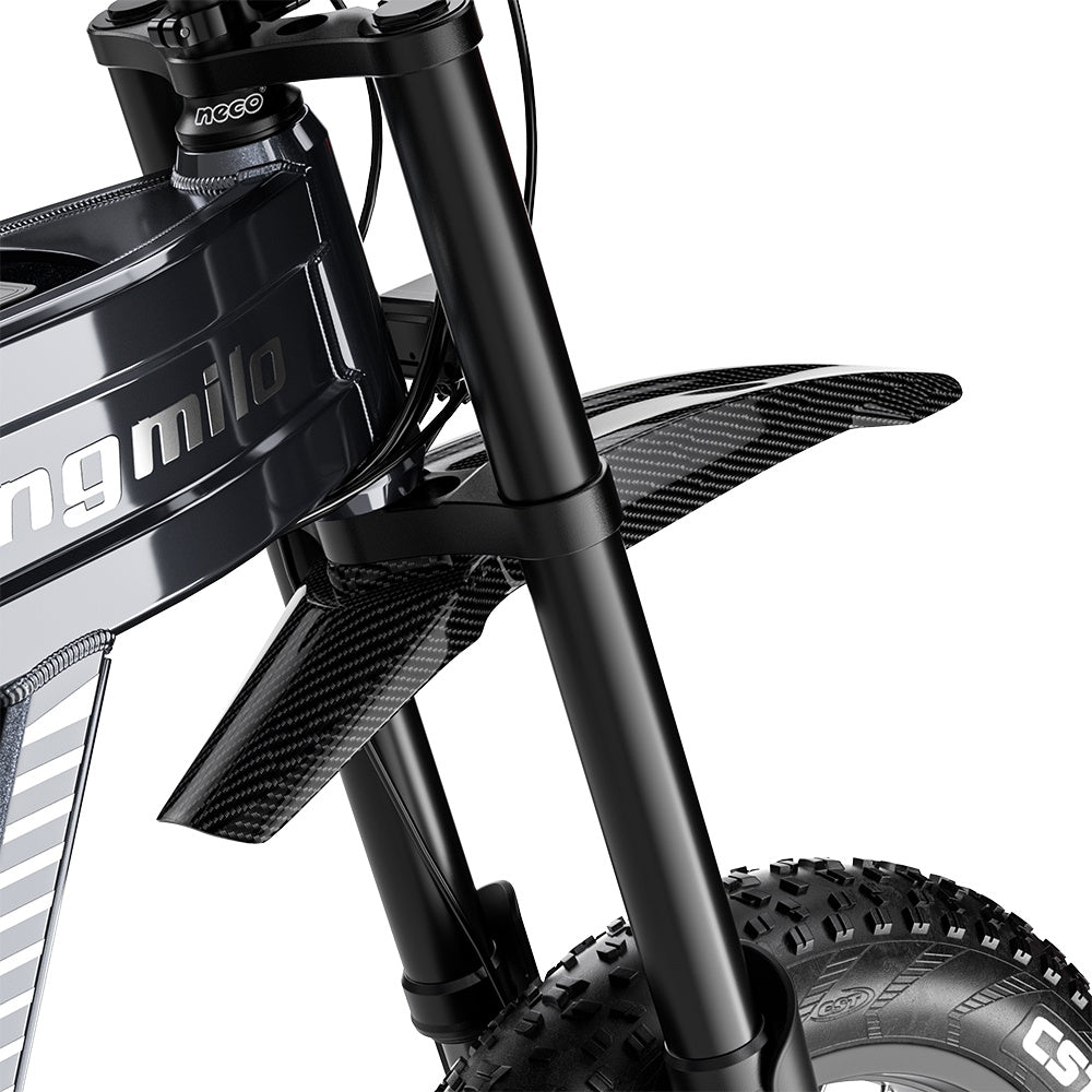 SHENGMILO S900 Vélo électrique tout-terrain 20" avec moteur 1500W 60V 30Ah batterie