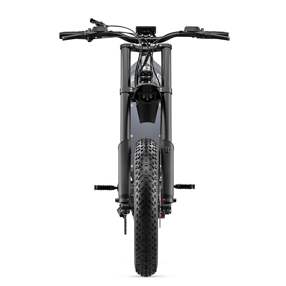SHENGMILO S900 Vélo électrique tout-terrain 20" avec moteur 1500W 60V 30Ah batterie