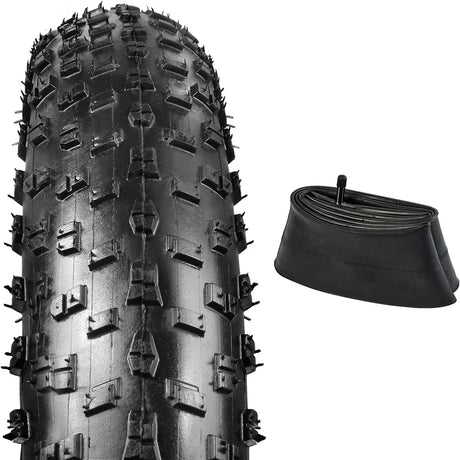 SHENGMILO Pneu extérieur et pneu intérieur pour vélo électrique 26x3,0 pouces