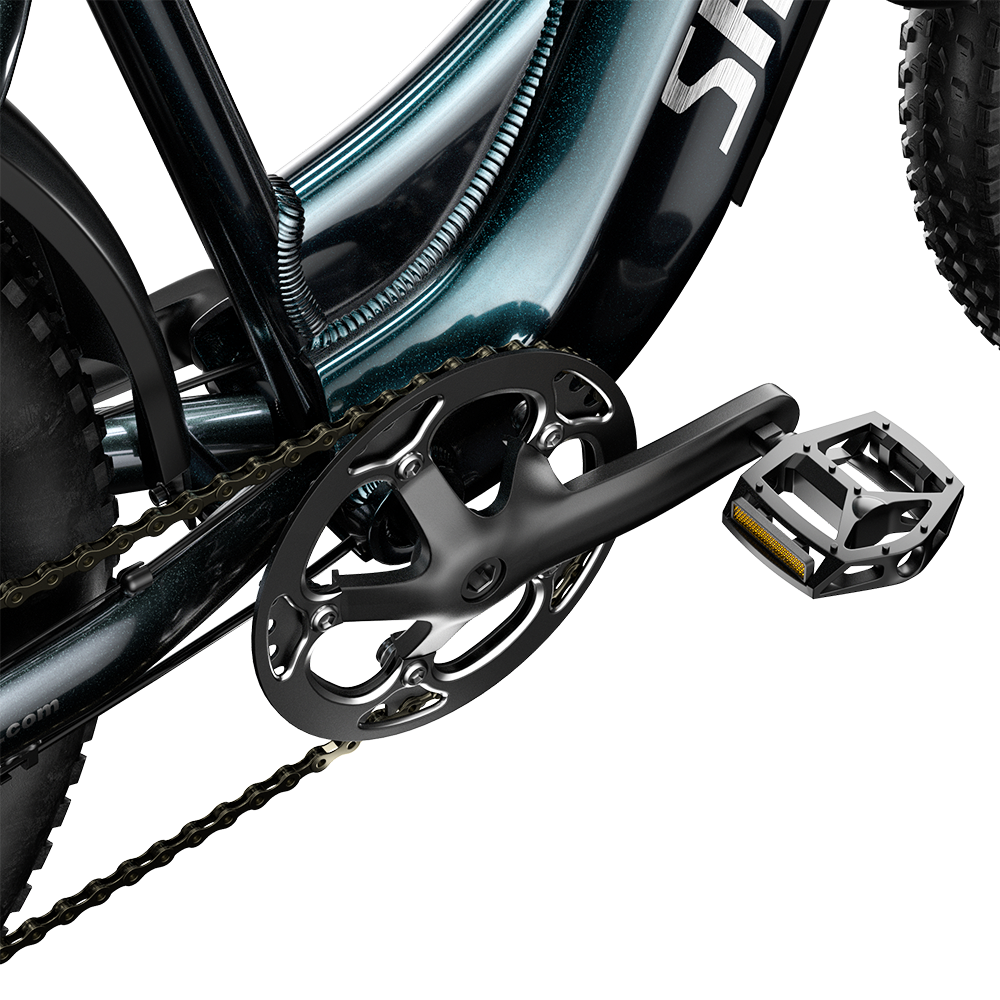 SHENGMILO S700 PRO 26" Vélo de ville électrique à gros pneus Step-Thru 1000W*2 Double Moteur 48V 25Ah Batterie