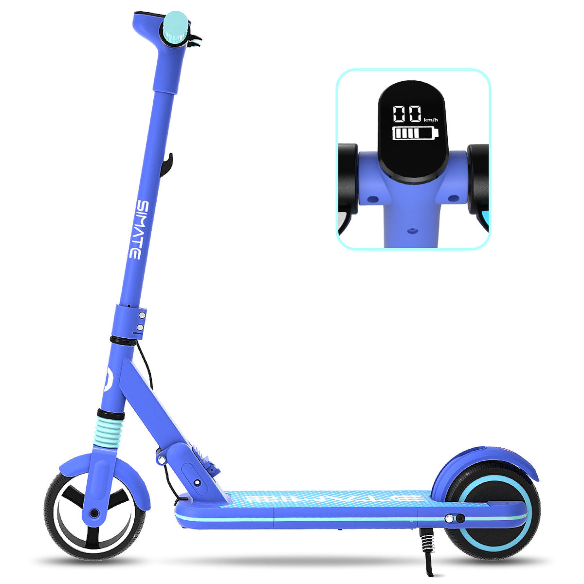 Trottinette Électrique Simate Board Balance - Phare Et Feu Frein - Neuf Défaut