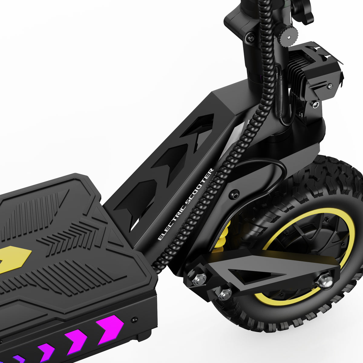 OOTD T10 Pro 11" Trottinette électrique tout-terrain Moteur 2600W 52V 23.4Ah Batterie