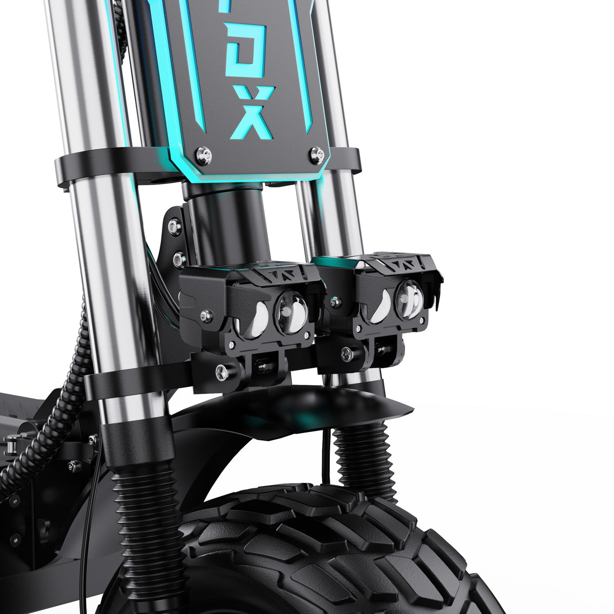 APEFOX T90 13" All-Terrain Trotinette à 2 Roues Trotinette Électrique 3000W*2 Moteurs Doubles 60V 31.2Ah Batterie