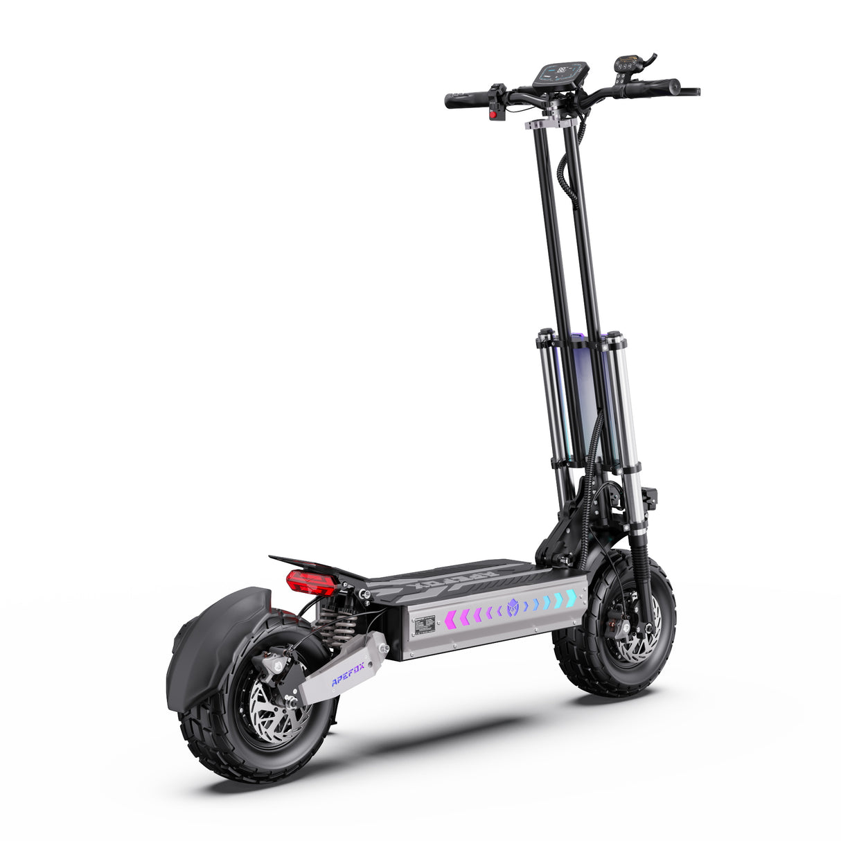 APEFOX T90 13" All-Terrain Trotinette à 2 Roues Trotinette Électrique 3000W*2 Moteurs Doubles 60V 31.2Ah Batterie