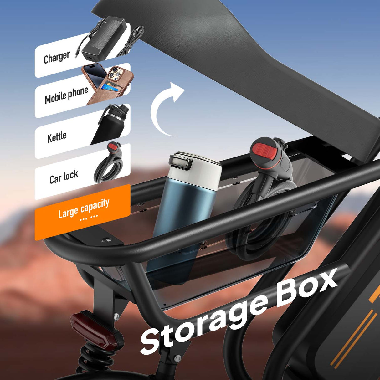 URLIFE T16 16" Vélo électrique tout-terrain 250W Moteur 48V 13Ah Batterie