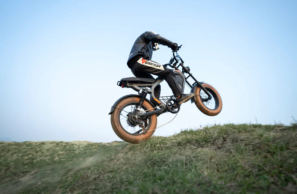 LUCKEEP M5 20" Motocyclette Électrique Tout Terrain 1000W Moteur 48V 15Ah/35Ah Batterie