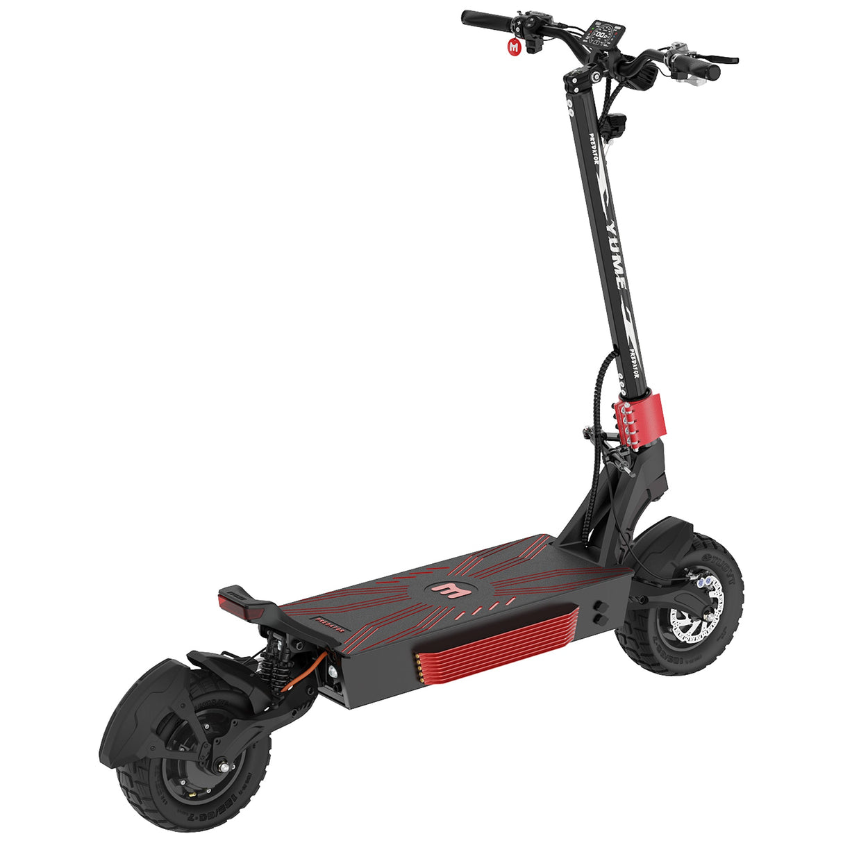 YUME Predator 13" Trottinette électrique tout-terrain 4000W*2 Moteurs doubles 72V 50Ah Batterie