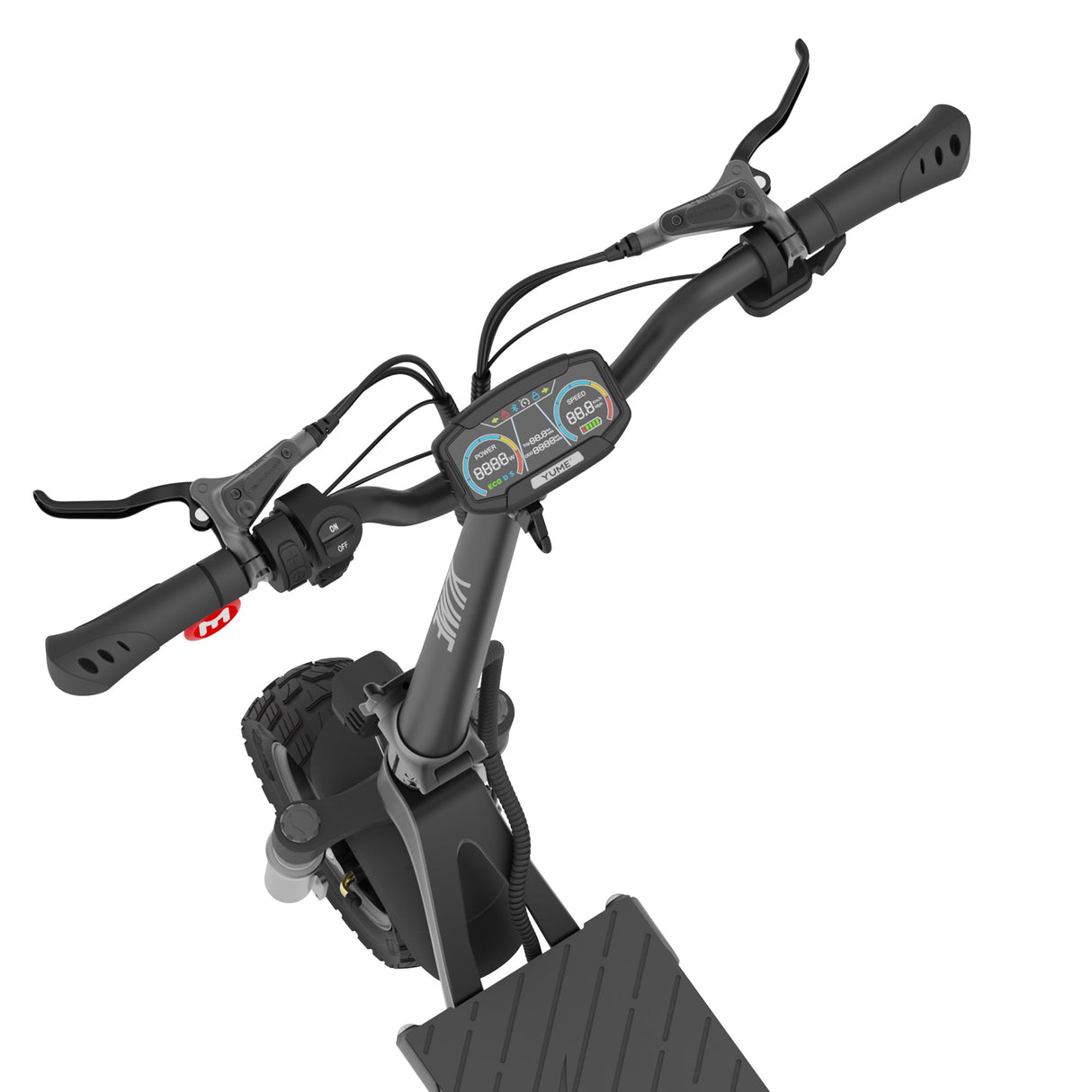 YUME Swift 10" Trottinette électrique de banlieue 1200W Moteur 48V 22.5Ah Batterie